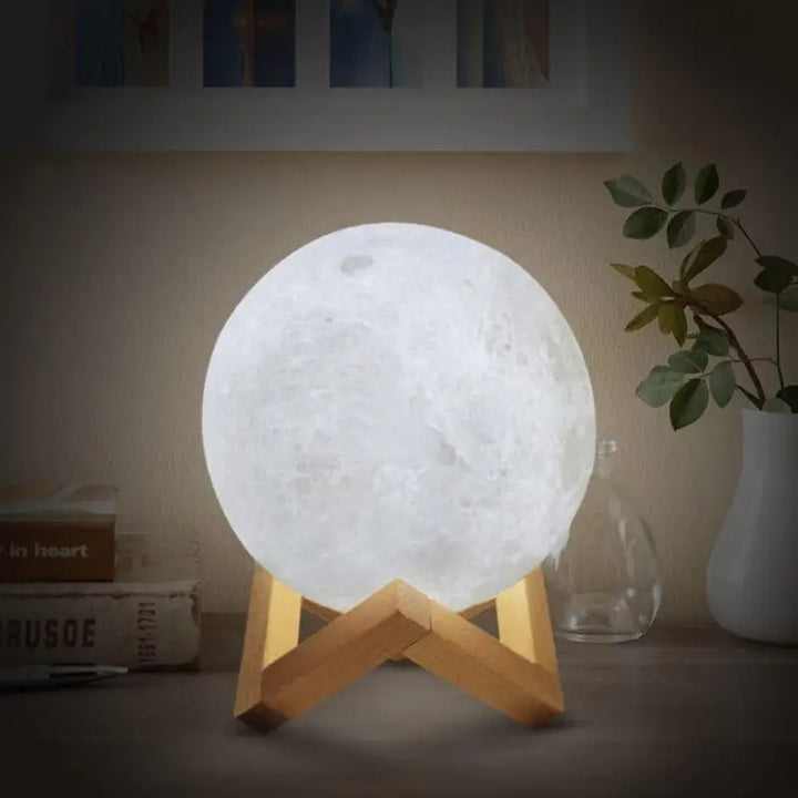 Lampe Lune 3D Sphère Multicolore Éclairage LED