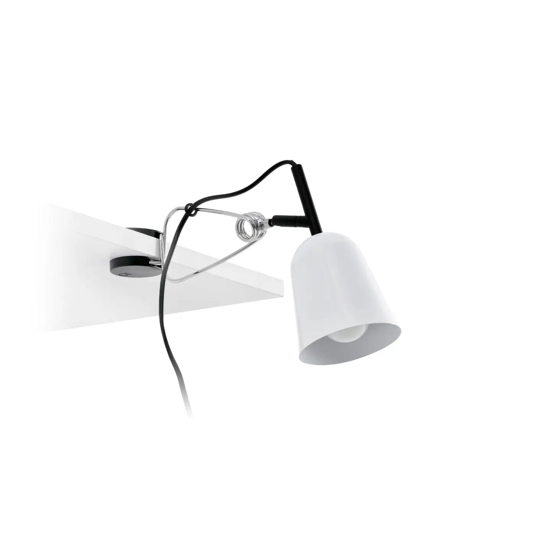 Lampe à pince Studio blanche de Faro Barcelona