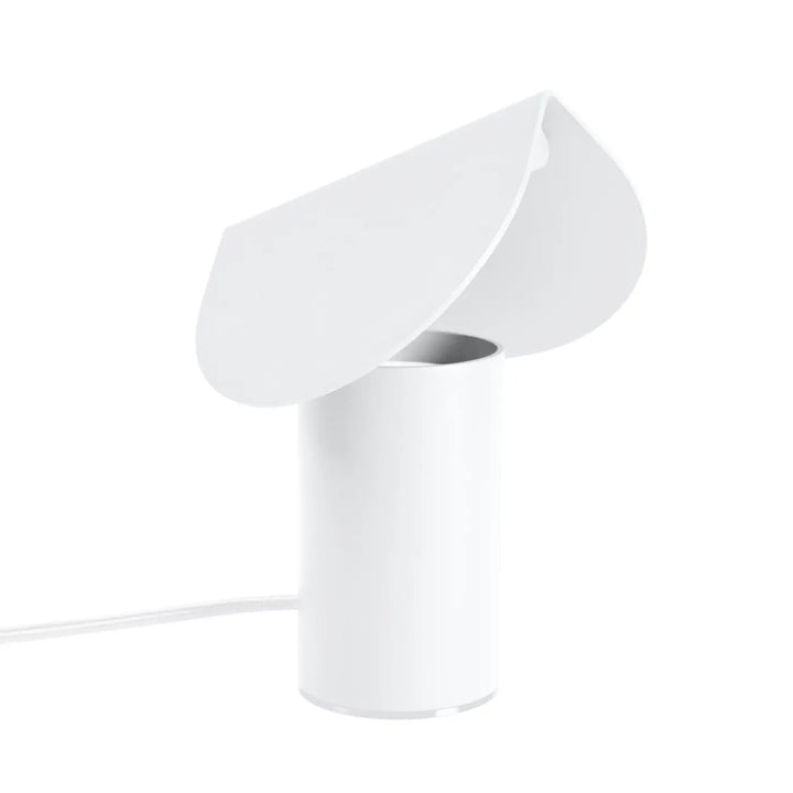 Lampe à poser BISCUIT blanc vue d'ensemble