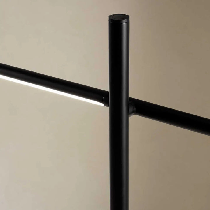 Détail de la lampe Tubs à barre LED orientable