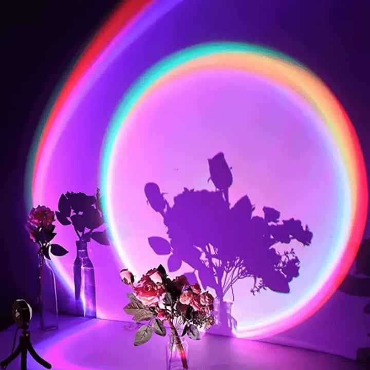 Lampe Coucher De Soleil Projecteur LED Multicolore