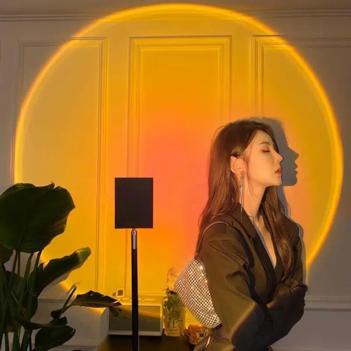 Lampe Coucher De Soleil Projecteur LED Multicolore