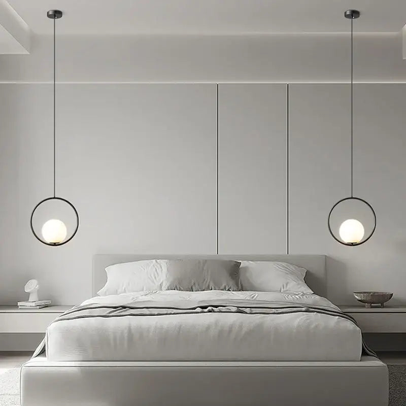 Lampe Suspendue Au Style Scandinave En Métal