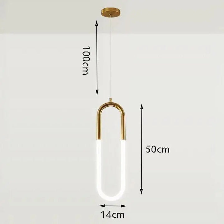 Lampe Suspension LED Moderne Avec Forme Élégante