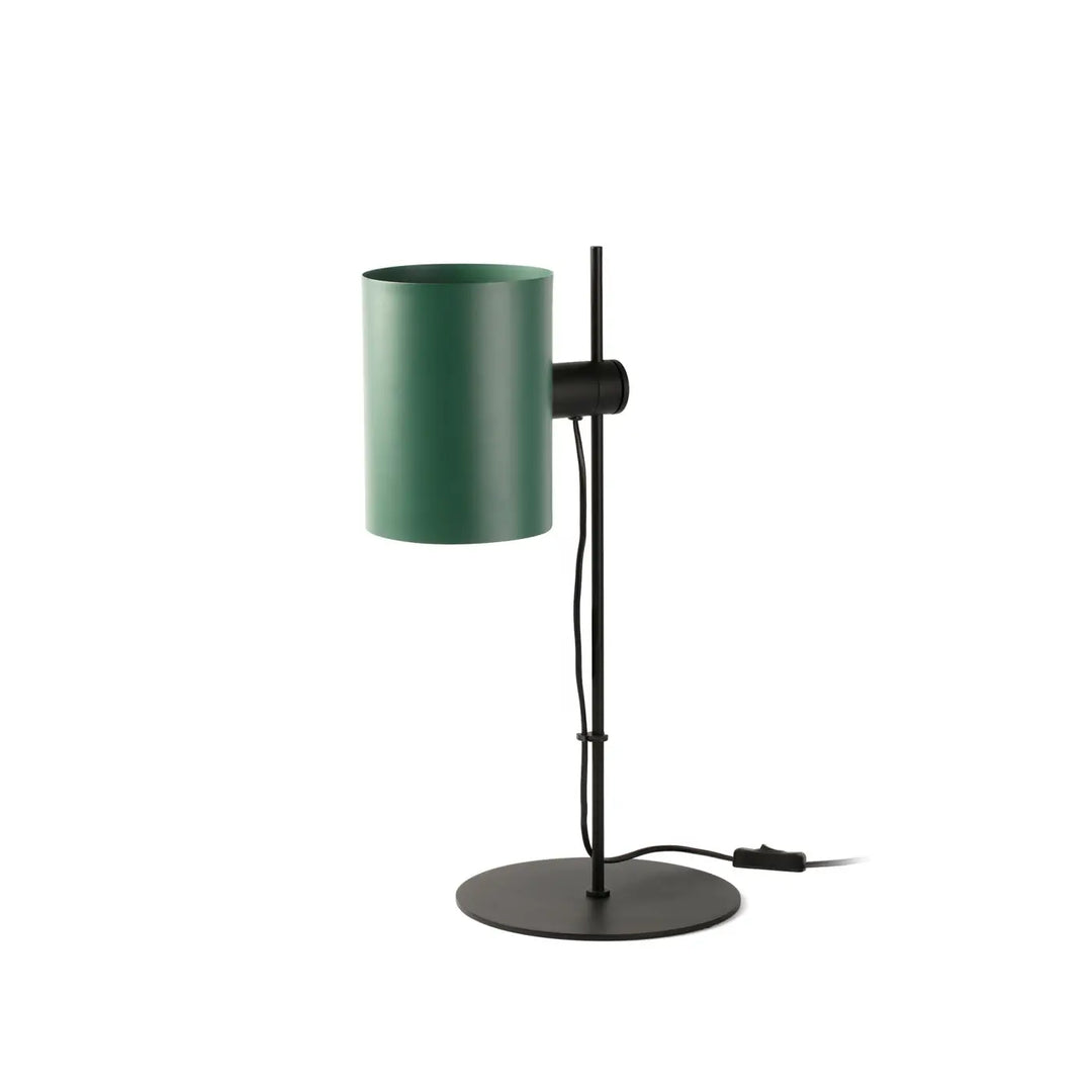 Lampe de table Guadalupe noire et verte de Faro Barcelona