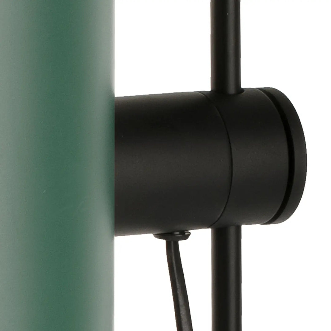 Détail de la lampe Guadalupe verte