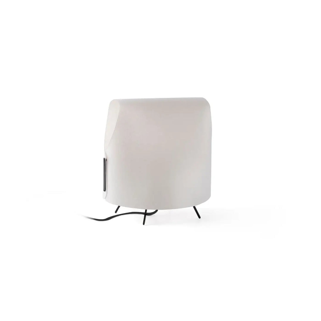 Lampe de table Luang XS en papyrus beige de Faro Barcelona