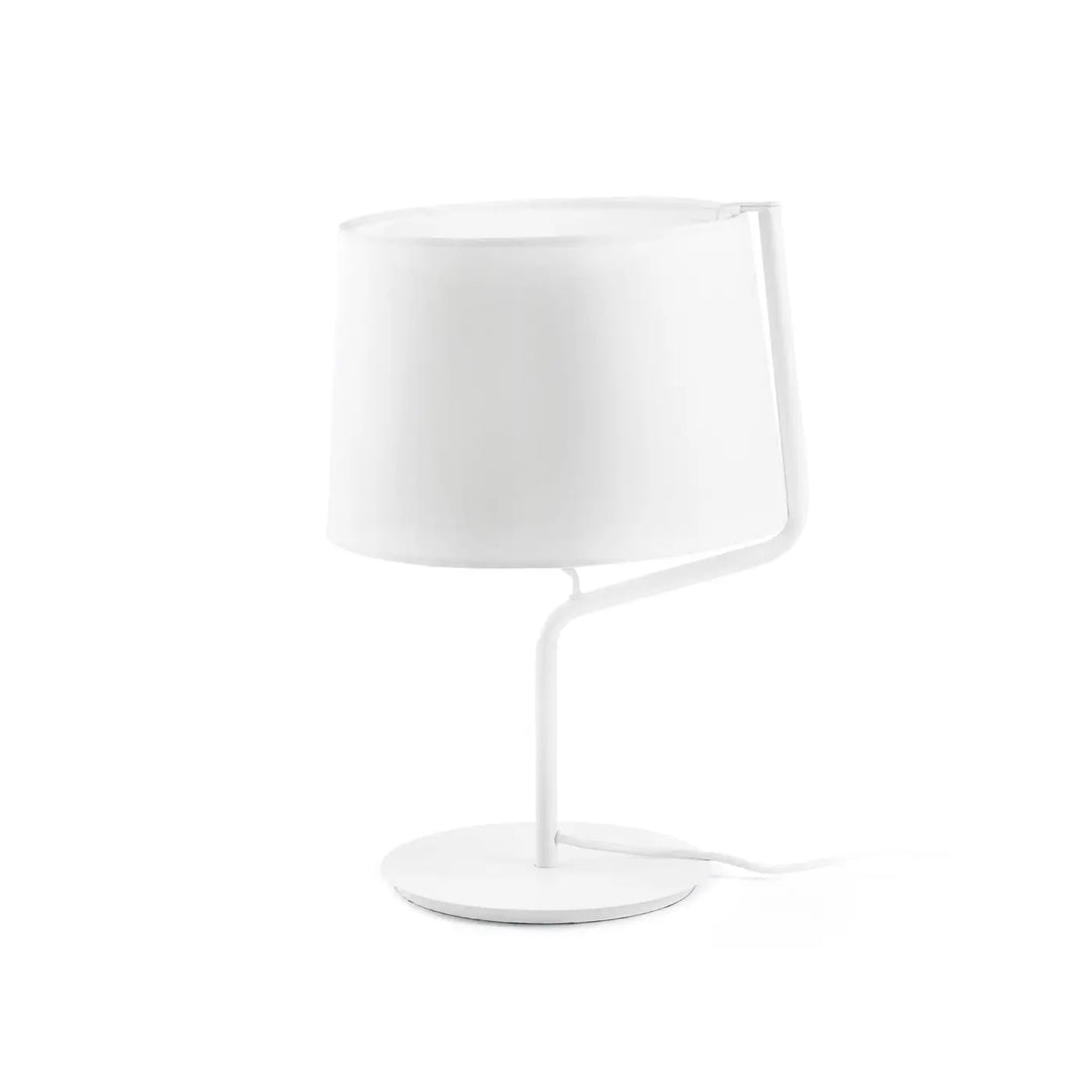 Lampe de table Berni blanche de Faro Barcelona
