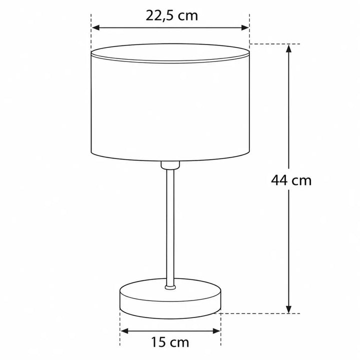 Lampe de table sweet dreams vert clair et blanc avec motif savane pour une ambiance chaleureuse en chambre d’enfant