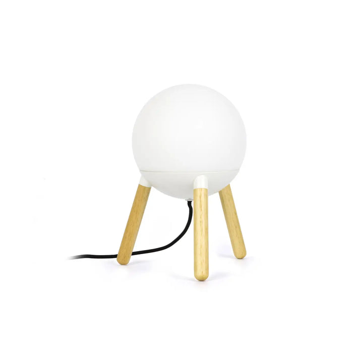 Lampe de table Mine blanche diffuseur polycarbonate de Faro Barcelona