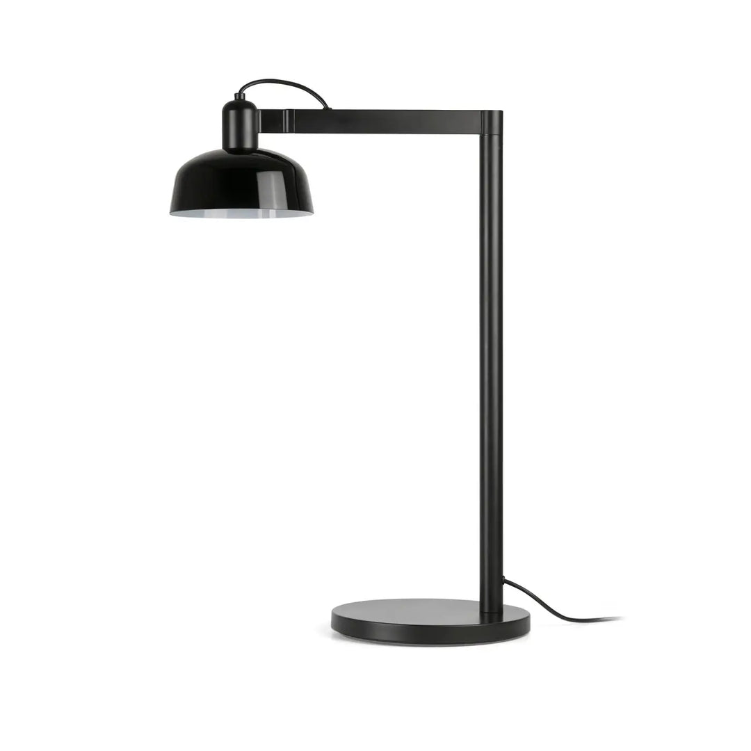 Lampe de table Tatawin abat-jour verre noir de Faro Barcelona