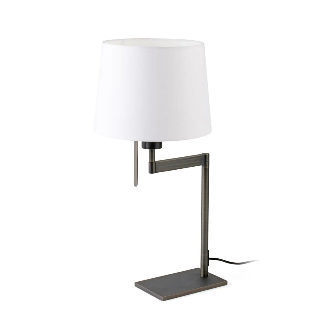 Lampe de table Artis bronze et blanc de Faro Barcelona