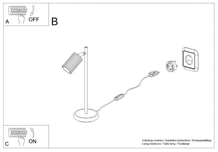 Lampe a poser karbon or avec design minimaliste et ampoules gu10 interchangeables pour intérieur élégant
