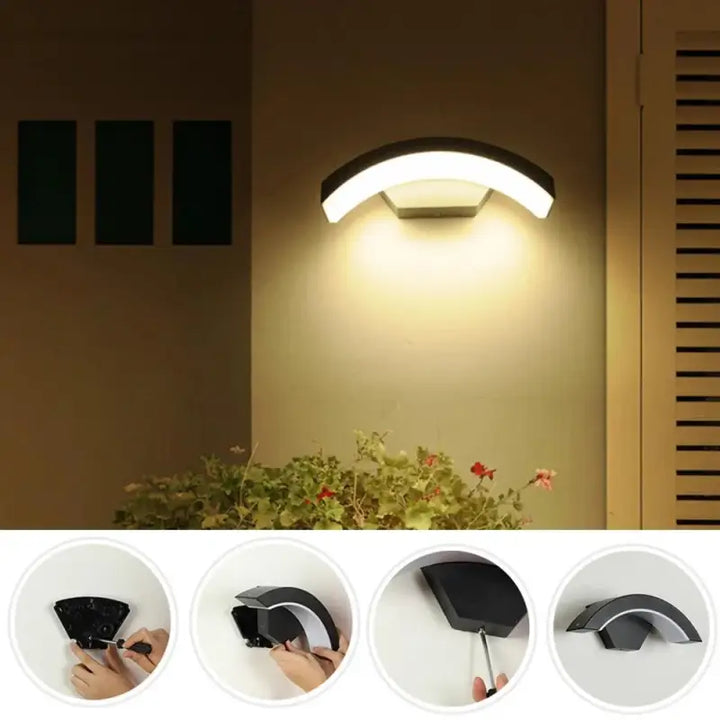Luminaire Étanche LED Applique Murale Modern