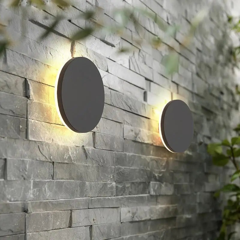 Luminaire Extérieur LED Applique Murale Ronde