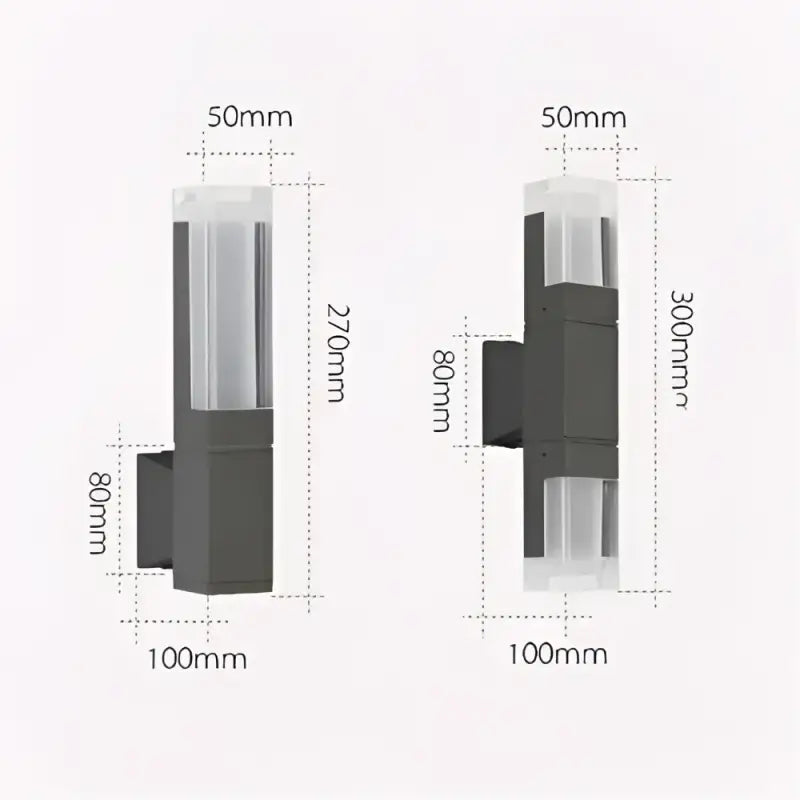 Luminaire Extérieur Mural Applique LED Étanche