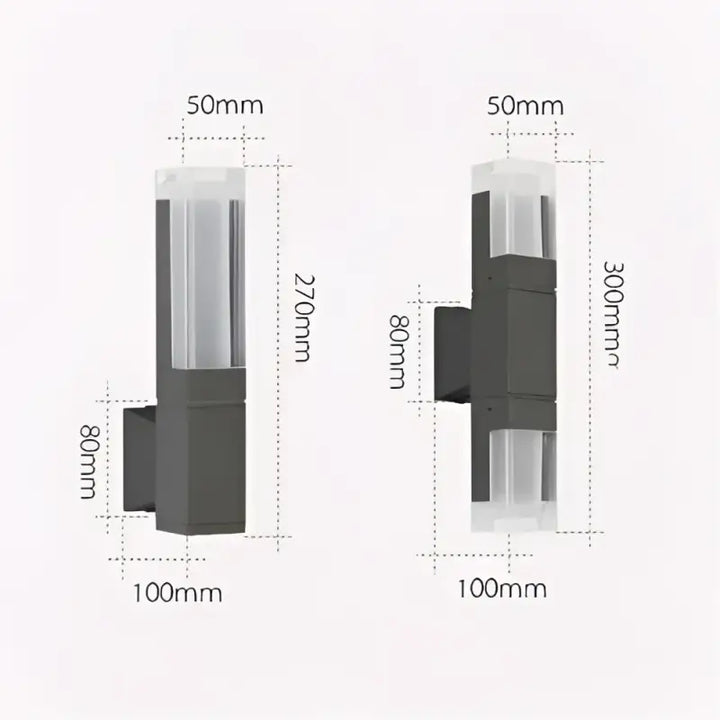 Luminaire Extérieur Mural Applique LED Étanche