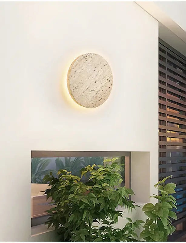 Luminaire extérieur waterproof moderne en pierre naturelle design