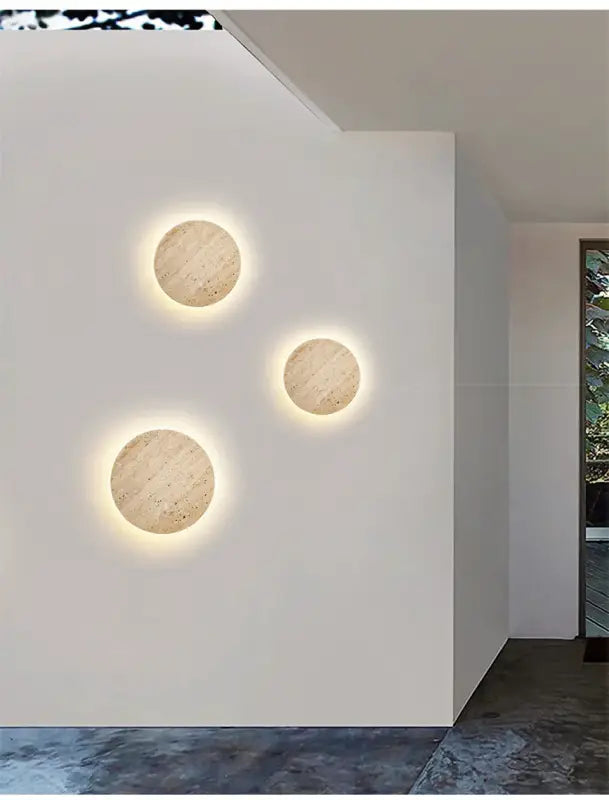 Luminaire extérieur waterproof moderne en pierre naturelle design