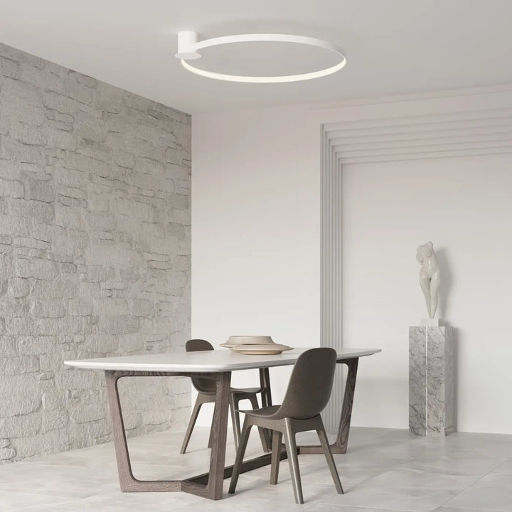 Luminaire plafonnier rio 78 4000k blanc design unique avec modules led pour lampes rio moderne et minimaliste