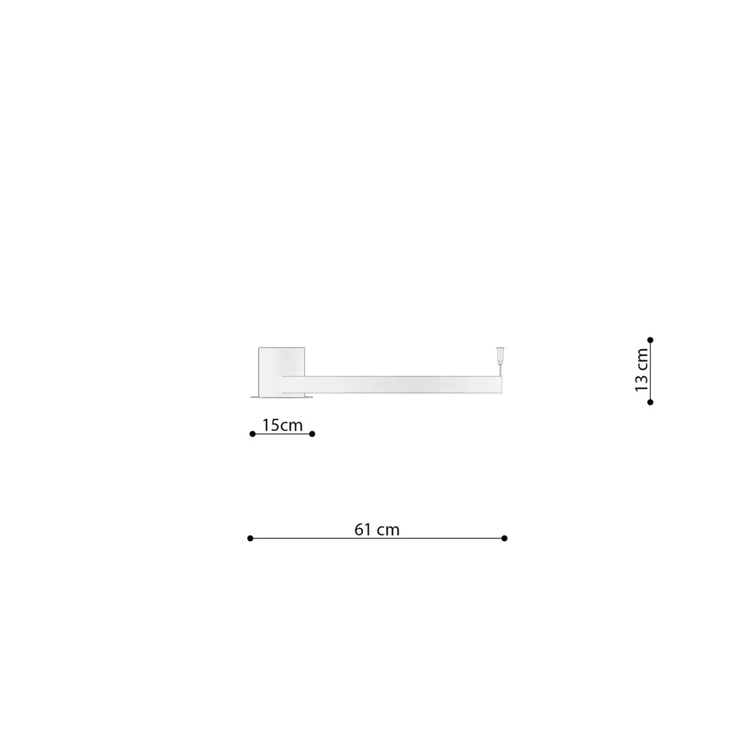 Luminaire plafonnier rio 55 4000k noir avec modules led et efficacité lumineuse élevée design unique minimaliste