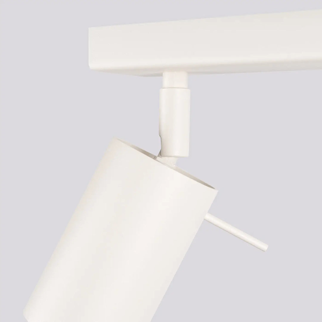 Luminaire plafonnier ring 6l beige lampe ring avec design minimalisme moderne et éclairage flexible cylindrique blanc