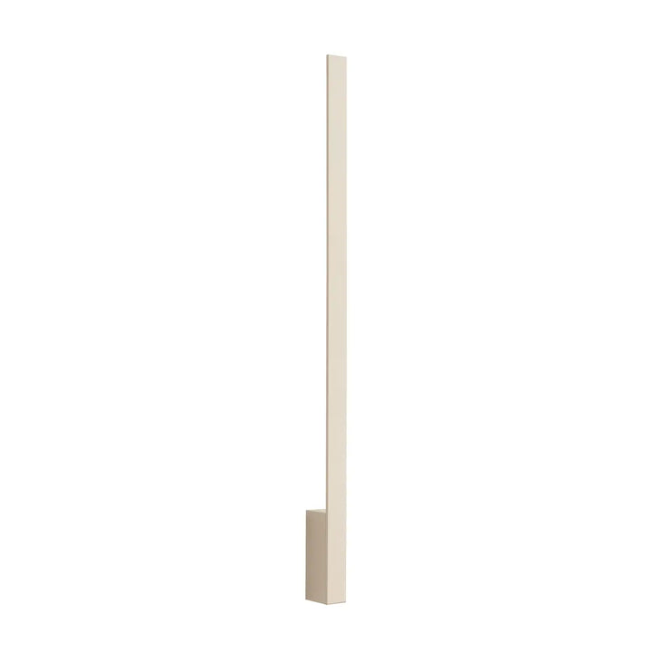 Applique murale lahti beige minimaliste avec design rectangulaire et finition lisse pour un style allie design moderne