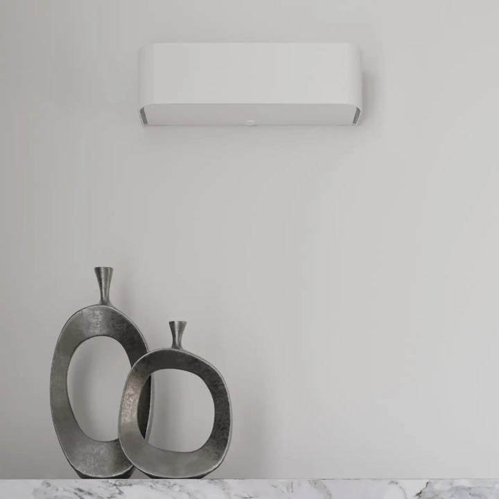 Luminaire plafonnier lampe lokko blanc avec contour distinct et design minimaliste en couleurs classique