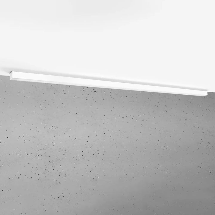 Luminaire plafonnier pinne 200 blanc avec module led rectangulaire pour paramètres déclairage optimisés collection pinne