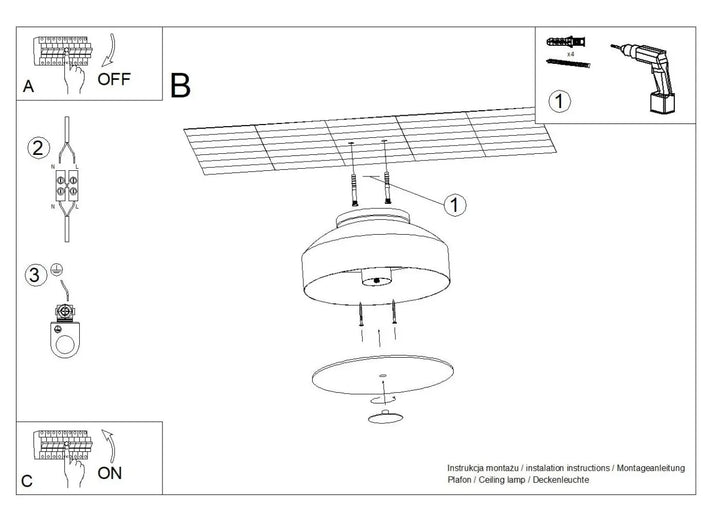Plafonnier omiq blanc allie simplicité et design exceptionnel avec multiples tons circulaires et fixation intégrée