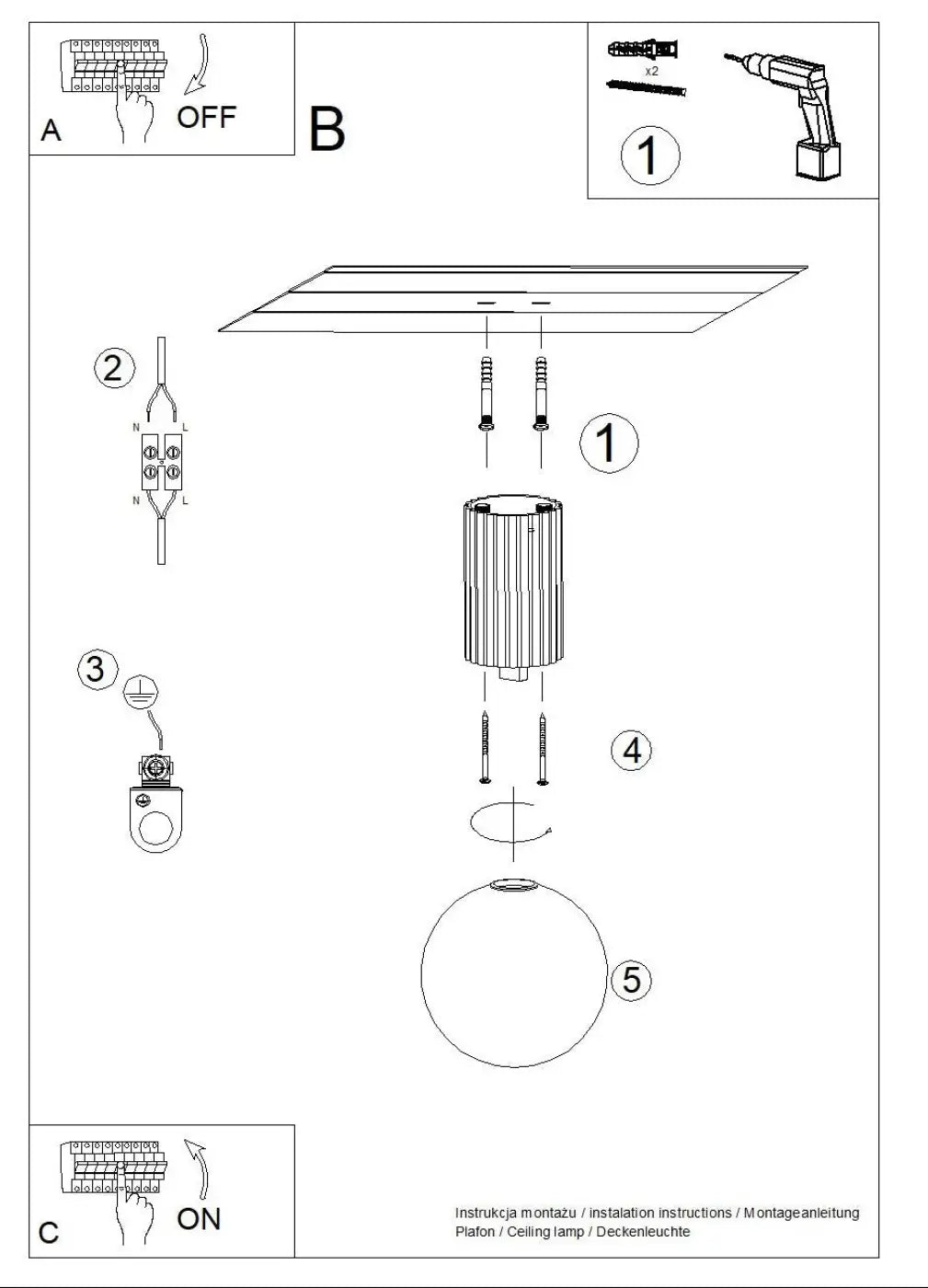 Luminaire plafonnier halo bordeaux avec corps aluminium et diffuseur sphère laiteuse pour bureau décorative