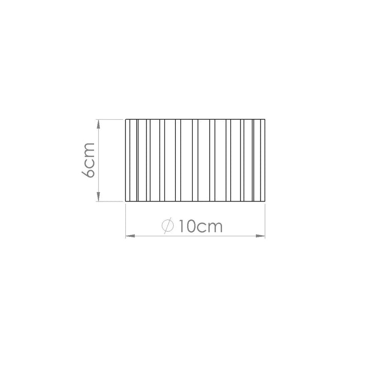 Luminaire plafonnier aura 1 bordeaux avec forme unique inspirée et design minimaliste à rainures verticales