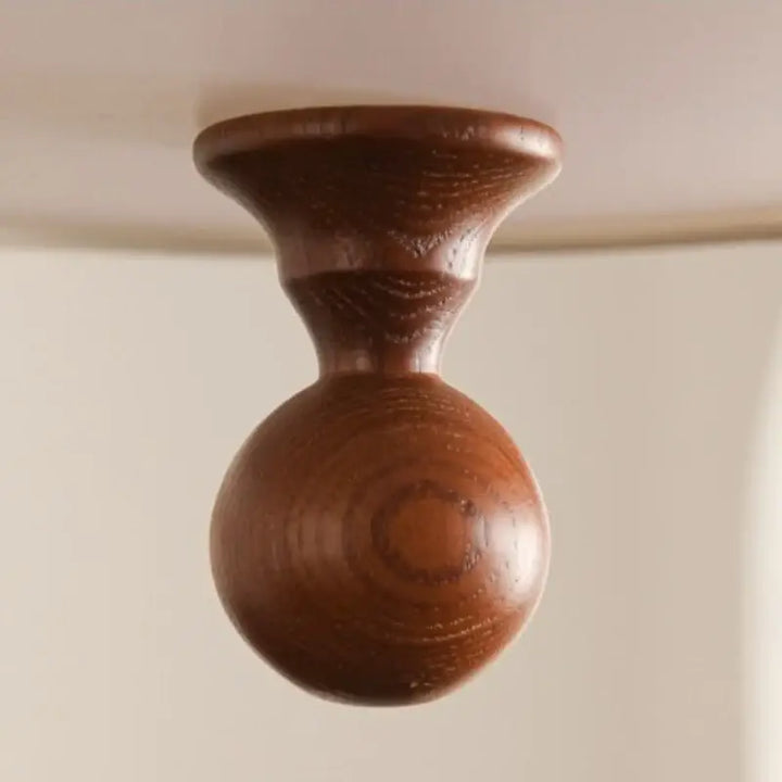 Luminaire plafonnier circulaire design antique en vert ou blanc