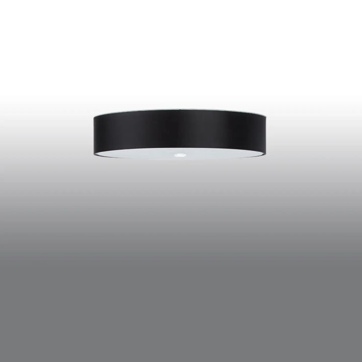 Luminaire plafonnier skala 60 noir cylindrique en acier industriel avec finition mate pour une décoration élégante plafond skala