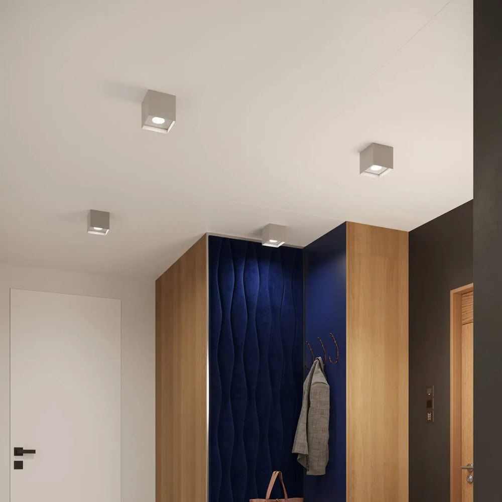 Luminaire de la collection Hati en aluminium gris