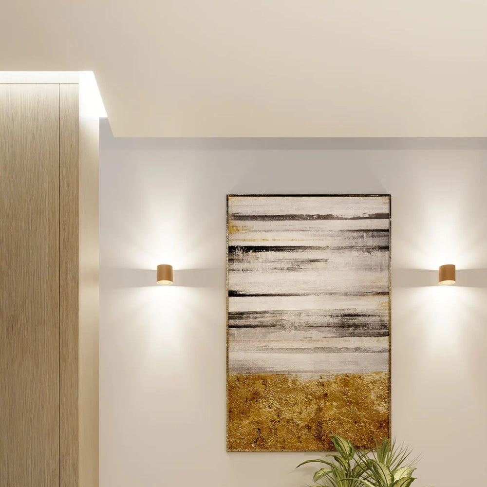 Luminaire de la collection Orbis en finition dorée
