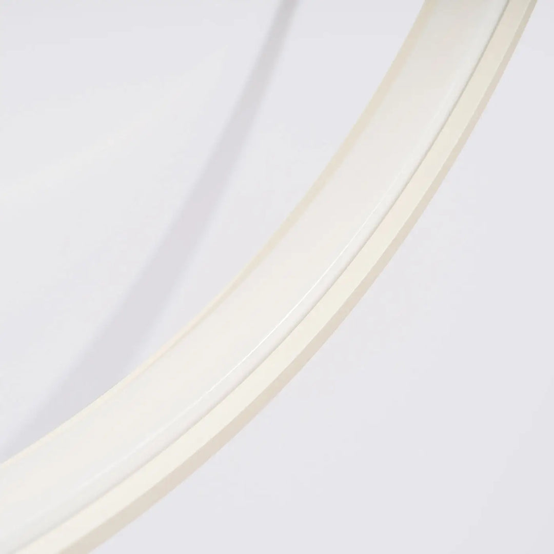 Luminaire plafonnier rio 78 3000k beige en aluminium allient élégance avec anneaux led de la collection rio en silicone off-white