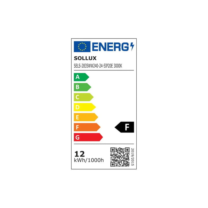 Étiquette énergie plafonnier rio 78 doré 3000k modules led efficacité lumineuse élevée consommation 12 kwh/1000h