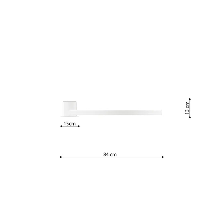 Luminaire plafonnier collection rio design moderne avec plan de travail blanc l minimaliste de 84 cm par 13 cm