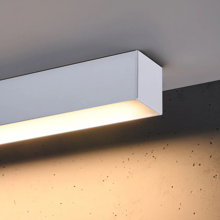Luminaire plafonnier pinne 118 blanc moderne avec module led intégré pour paramètres d’éclairage bureau à domicile
