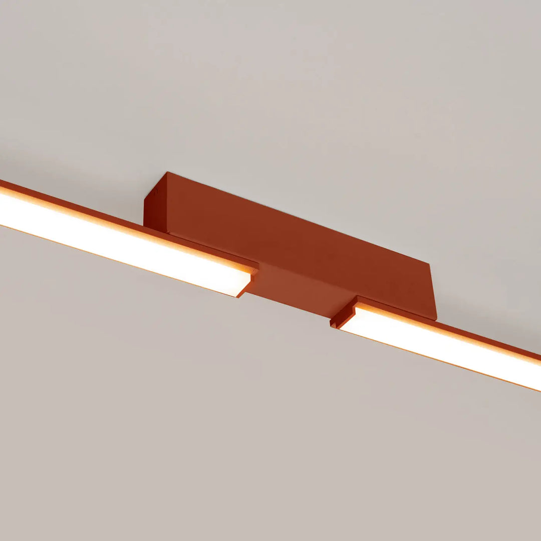 LAGOM ceiling light, ochre red, 3000K