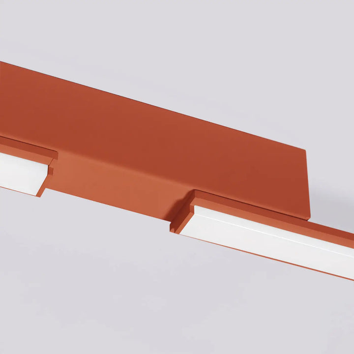 LAGOM ceiling light, ochre red, 3000K