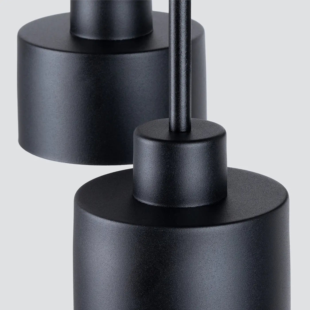 Luminaire plafonnier savar 3 noir avec finition mate noire et design moderne lampy z linii klasyka w najlepszym