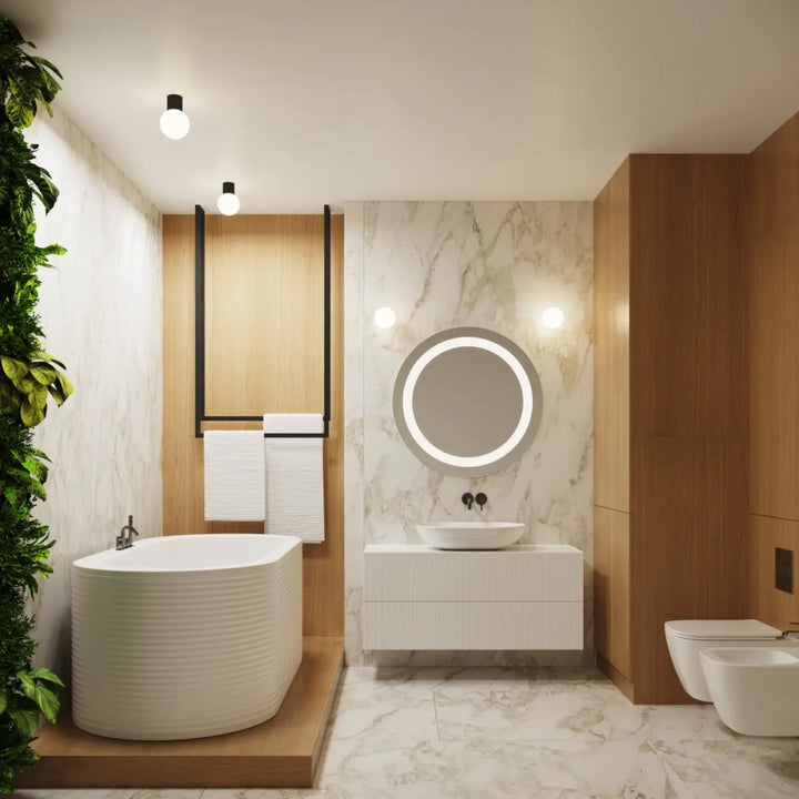 Luminaire plafonnier halo noir avec sphère laiteuse et finition texturée en céramique crème pour bureau décorative