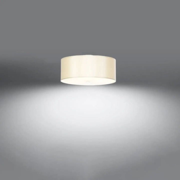 Plafonnier skala 30 blanc cylindrique crème avec finition mate pour une décoration élégante et un plafond minimaliste