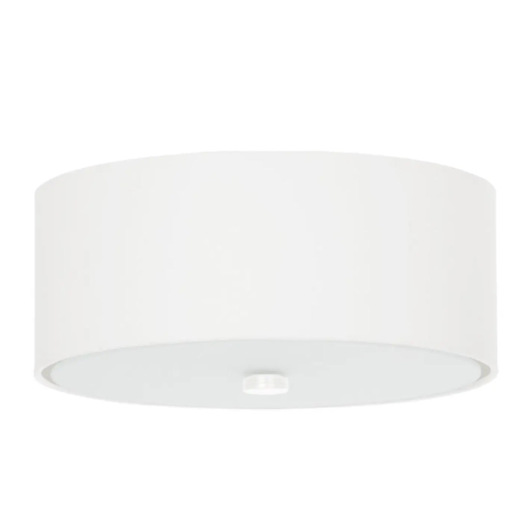 Luminaire plafonnier skala 30 blanc cylindrique avec une lumière douce pour une décoration élégante plafond minimaliste