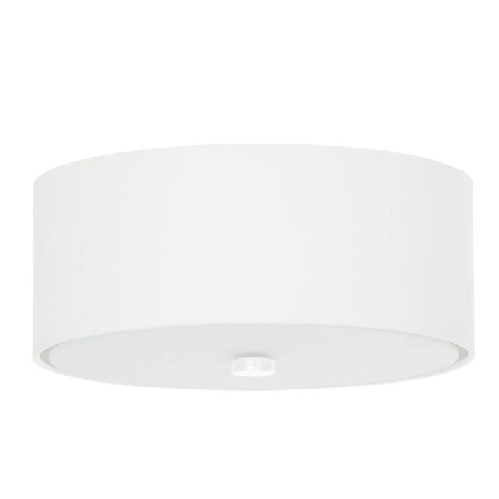 Luminaire plafonnier skala 30 blanc cylindrique avec une lumière douce pour une décoration élégante plafond minimaliste