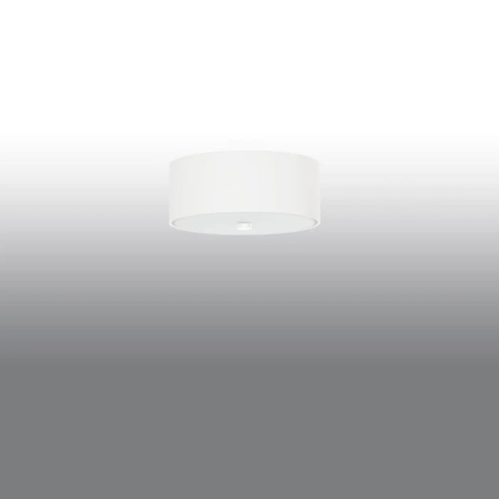 Luminaire plafonnier skala 30 blanc cylindre minimaliste pour plafond minimaliste et décoration élégante