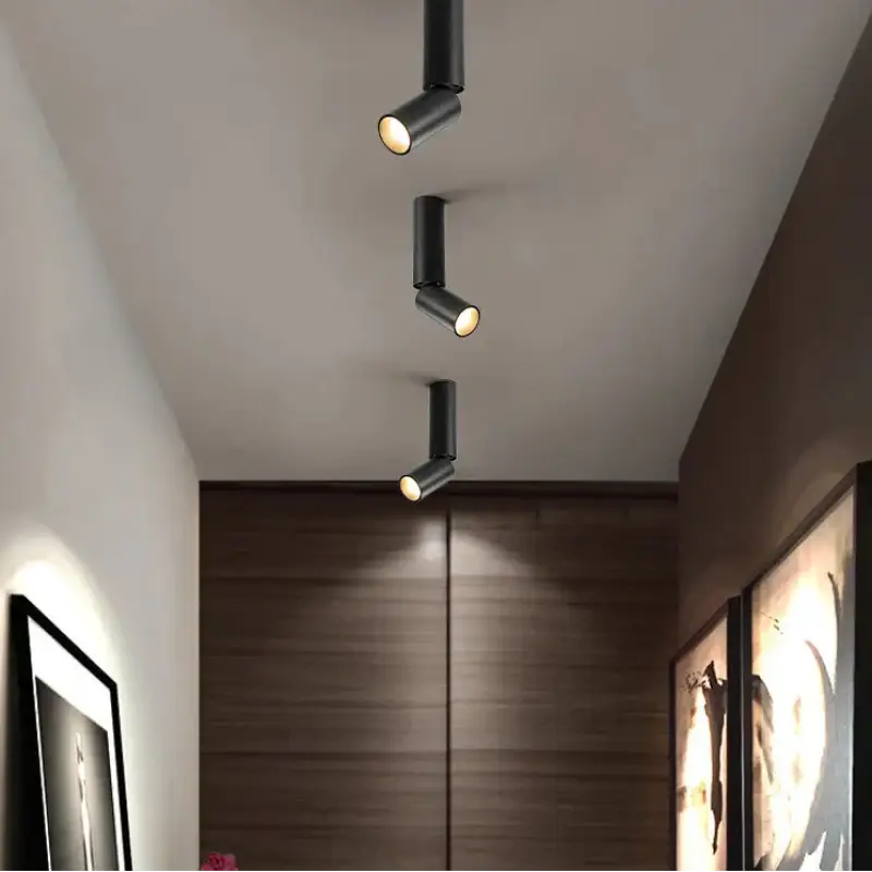 Luminaire plafonnier spot led moderne design minimaliste