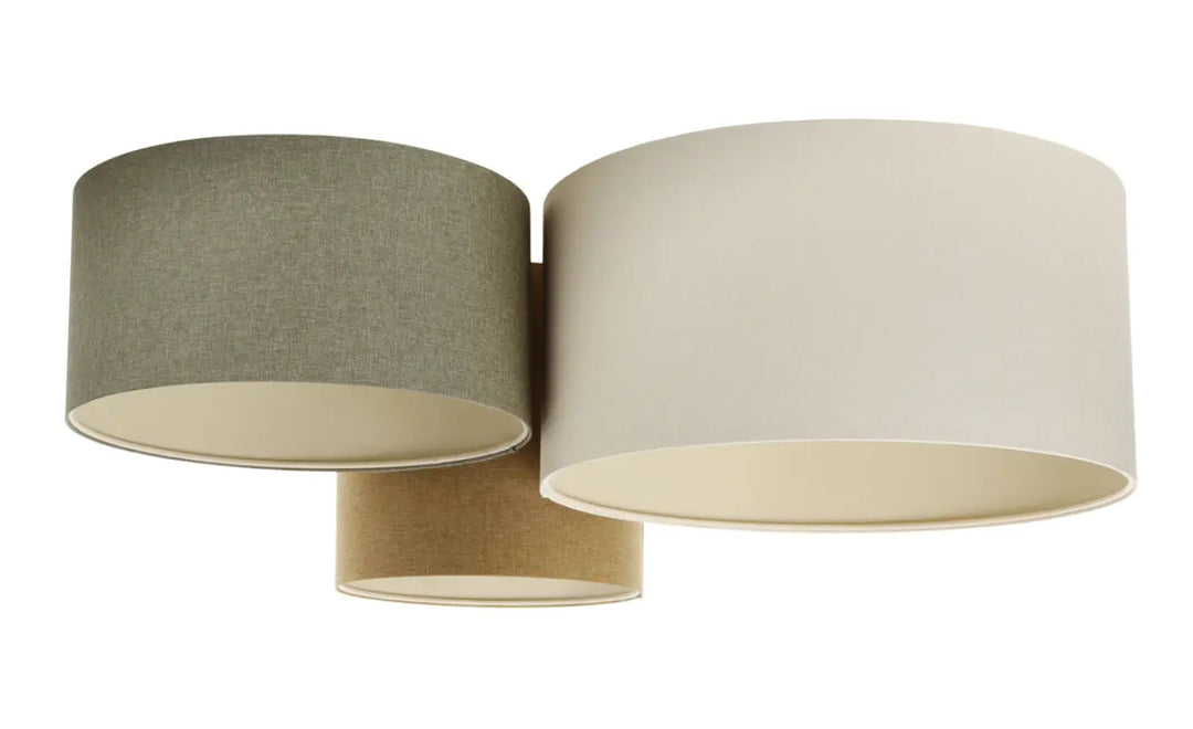 Plafond Trio Boho Elegant – Creme/Grey green/Mustard yellow/Ecru